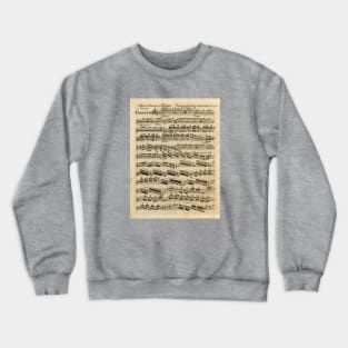 Vivaldi | Autumn | Original handwritten score by Antonio Vivaldi | The four Seasons Crewneck Sweatshirt